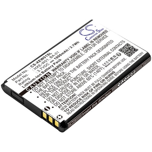 Batterie 1000mah hxe w01 - 1000mah, per